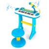 GLACER 31-Key Kids Piano Keyboard Toy with Stool, Portable Toddler Electronic Musical Instrument w/ Adjustable Microphone, Record Playback Functions, Light Effects, Gift for Girls Boys Age 3+ view 1