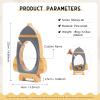 Zeekisfia Personalized Rocket Shape Piggy Bank Custom Name Money Jar Wooden Money Box Storage Tank Coin Bank Toy Gifts Saving Jar view 2