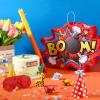 Suilung Red Boom Party Piata Comic Book Hero Bundle Birthday Decor Party Piata Decorations for Hero Themed Birthday Games Girls Boys Teens view 4