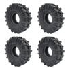 1/24th RC Car Tires Rubber Wheel Tyres 62mm for Axial SCX24 Deadbolt Gladiator Bronco (C Style) view 1