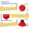 Rakki Dolli Doll Clothes & Accessories 3-Piece Set - Includes Black & Red Skirt, Red Hat, Underwear - Fashionable Skirt Dress Set for Baby Dolls (No Doll & Shoes) view 3