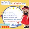 Rakki Dolli Doll Clothes & Accessories 3-Piece Set - Includes Black & Red Skirt, Red Hat, Underwear - Fashionable Skirt Dress Set for Baby Dolls (No Doll & Shoes) view 4
