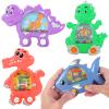 4 Pcs Animals Dinosaur Handheld Water Games, Water Toss Ring Game Aqua Toy Retro Pastime Toys for Kids Adults Portable Travel Game, Dinosaur Toys Valentines Exchange Gifts Party Favors view 1