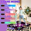 Fuairmee Dance Mats for Kids Ages 4-8, Dance Mat with Bluetooth, Built-in Music, 3 Languages Melodies, 5 Modes, Electronic Dance Mats for Kids with Anti-Slip Mat, Dance Mats Birthday view 3