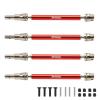 RCAWD 1/10 CVD Driveshafts for Outcast 4S V2 & Kraton 4S V2 Upgrades (Only Fit V2), Axles Joint Shafts Aluminum Parts for ARRMA #ARA311147#ARA4408V2#ARA4410V2 Red view 1