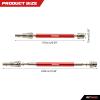 RCAWD 1/10 CVD Driveshafts for Outcast 4S V2 & Kraton 4S V2 Upgrades (Only Fit V2), Axles Joint Shafts Aluminum Parts for ARRMA #ARA311147#ARA4408V2#ARA4410V2 Red view 3