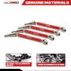RCAWD 1/10 CVD Driveshafts for Outcast 4S V2 & Kraton 4S V2 Upgrades (Only Fit V2), Axles Joint Shafts Aluminum Parts for ARRMA #ARA311147#ARA4408V2#ARA4410V2 Red view 4