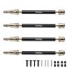 RCAWD for 1/10 ARRMA Outcast 4S V2 & Kraton 4S V2 CVD Driveshafts Upgrades (Only Fit V2), Axles Joint Shafts Aluminum Parts for #ARA311147#ARA4408V2#ARA4410V2 Black view 1