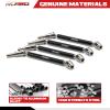 RCAWD for 1/10 ARRMA Outcast 4S V2 & Kraton 4S V2 CVD Driveshafts Upgrades (Only Fit V2), Axles Joint Shafts Aluminum Parts for #ARA311147#ARA4408V2#ARA4410V2 Black view 4