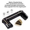 Hobbypark Brass Front Bumper Mount Servo Mounting Bracket Stand Counterweight Compatible with Axial SCX10 II Upgrades 90046 90047 1/10 RC Crawler view 2
