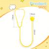 Hanaive 30 Pack Kids Stethoscope Toy Disposable Stethoscope Bulk Real Working Nursing Doctor Pretend Game Nurse Costume Accessories for Kids School Career Day Grad Party(Yellow) view 2