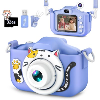 DITUPAN Upgrade Kids Selfie Camera for Boys,Girls Christmas Birthday Festival Gift for Kids,Digital Camera for Toddlers Toys for 3 4 5 6 7 8 9 10 11 12 Year Old