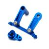 for 1/10 Losi Baja Rey Rock Rey LOS231008 Aluminum Blue Servo Mount Steering Servo Steering Assembly Blue view 1
