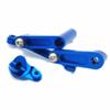 for 1/10 Losi Baja Rey Rock Rey LOS231008 Aluminum Blue Servo Mount Steering Servo Steering Assembly Blue view 3