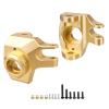 Hobbypark Brass Front Steering Knuckles Heavy Weights for SCX10 II Upgrades Compatible with Axial SCX10 II Honcho (Gold) view 1