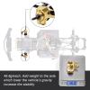 Hobbypark Brass Front Steering Knuckles Heavy Weights for SCX10 II Upgrades Compatible with Axial SCX10 II Honcho (Gold) view 4