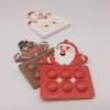 16 Pack Christmas Mini Keychain Set, Christmas Pop It Push Keychain Santa Elk Snowman Christmas Tree Gingerbread Man Keychain for Kids Teens Adults Small Bulks Stuffers Decor Kit view 3