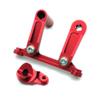 for 1/10 Losi Baja Rey Rock Rey LOS231008 Aluminum Servo Mount Steering Servo Steering Assembly RED view 1