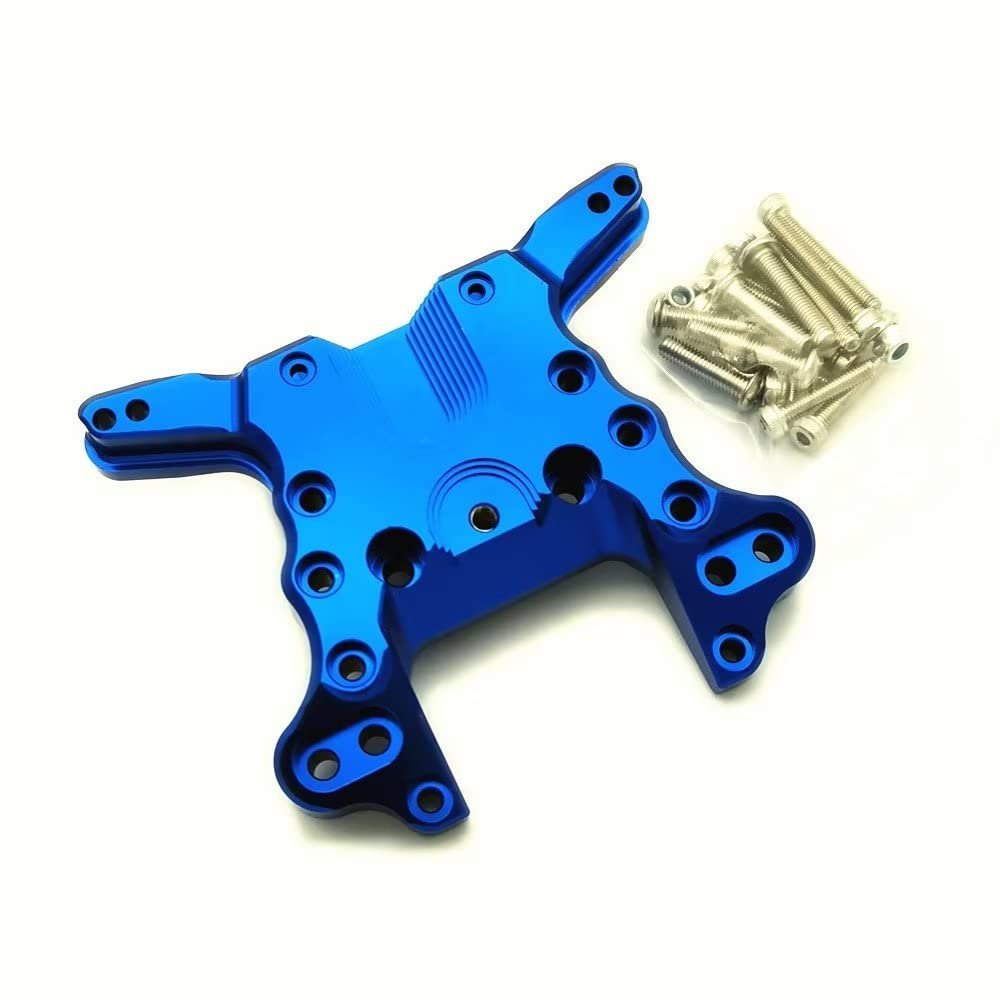 for Arrma 1/5 Kraton Outcast 8s ARA320476 Aluminum Blue Rear Shock Tower Mount