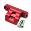 for Arrma Kraton Typhon Talion Limitless AR310427 AR310854 Aluminum Red Gear Box Rear Brace Wing Mount Holder view 1