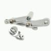 for 1/10 Losi Baja Rey Rock Rey LOS231008 Aluminum Servo Mount Steering Servo Steering Assembly Silver view 3