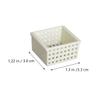 6pcs Miniature Storage Baskets for Dollhouse Kitchen Accessories Sundries Basket for Crafts Scene Decoration view 3