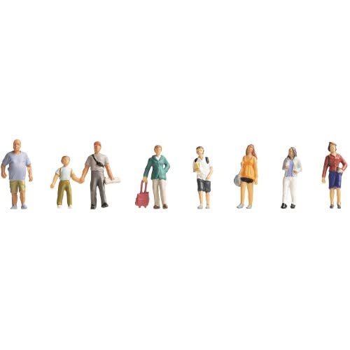 FALLER 151677 HO Scale Tourists - pkg(8)