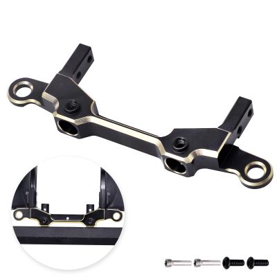 Hobbypark Brass Rear Bumper Mount Servo Mounting Bracket Stand Compatible with 1/10 Axial SCX10 III Upgrades JLU Wrangler