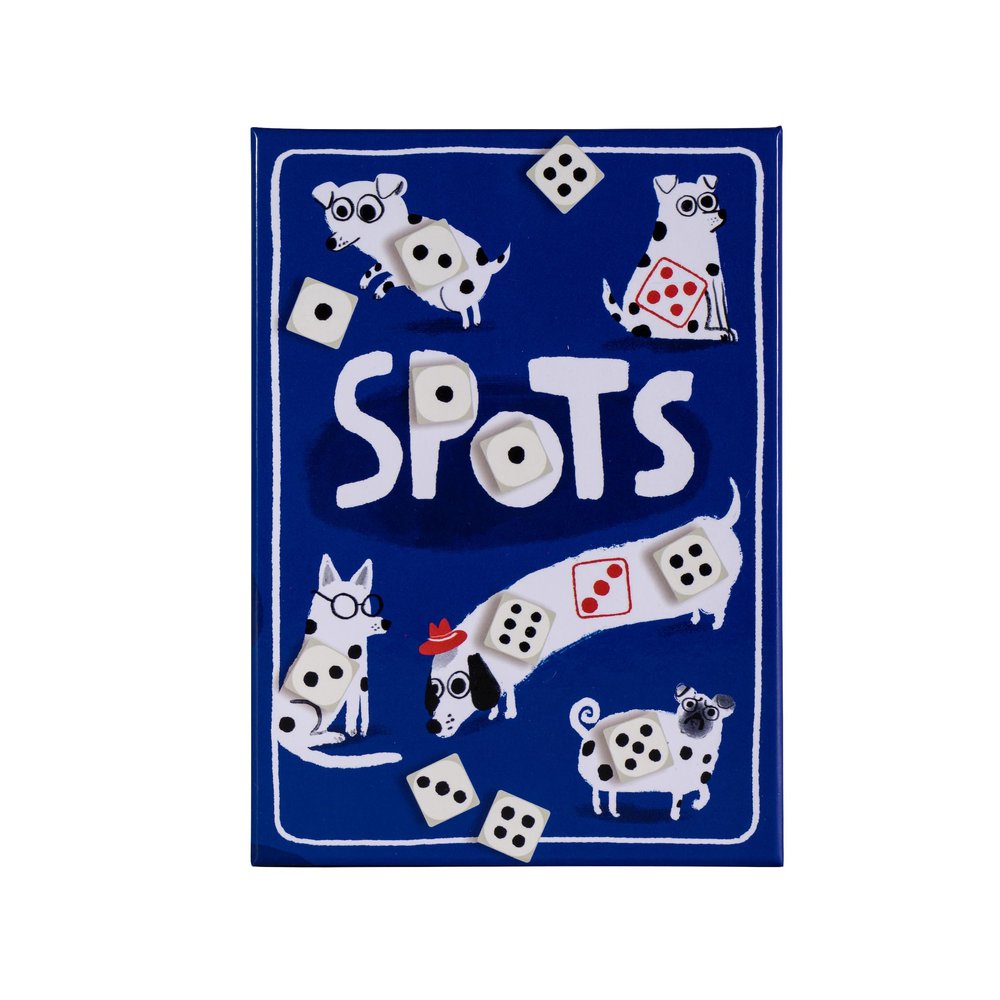 CMYK Spots Dice Game  A Game About Rolling Dice, Pushing Your Luck, and Dogs!