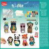 Maped Creativ Plaster Friends Maxi Set - Complete Set of 8 Animal Plaster Figurines - Easy to Make - Manual and Artistic Activity from 5 Years Old view 2