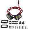 HIRCQOO RC Crawler Bumper Light LED Headlight Spotlight w/Rectangular Cover Compatible with Traxxas TRX-4 Axial SCX10 90046 D90 CC01 Wraith Redcat Gen8 1/10 RC Crawler Car (2Leds) view 1