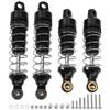 4Pack Vgoohobby Shock Absorber Front Rear Damper Suspension Compatible with 1/18 losi Mini T 2.0 Mini-B 2WD RC Stadium Upgrade Parts (Black) view 1