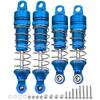 4Pack Vgoohobby Shock Absorber Front Rear Damper Suspension Compatible with 1/18 losi Mini T 2.0 Mini-B 2WD RC Stadium Upgrade Parts (Blue) view 1