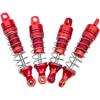 4Pack Vgoohobby Shock Absorber Front Rear Damper Suspension Compatible with 1/18 losi Mini T 2.0 Mini-B 2WD RC Stadium Upgrade Parts (Red) view 2