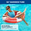 New Aqua 36 Birds of Paradise Pool Hammock Float Tube with Mesh Center and Cup Holder  Floating Tube for Adults & Kids view 2