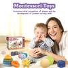 Montessori Toys for Babies,Soft Stacking Building Blocks Rings Balls Sets,3 in 1 Baby Toy Bundle,Sensory Toy for Kids, Soft Teething Toys for Babies,Baby Gifts for Boy Girl view 4
