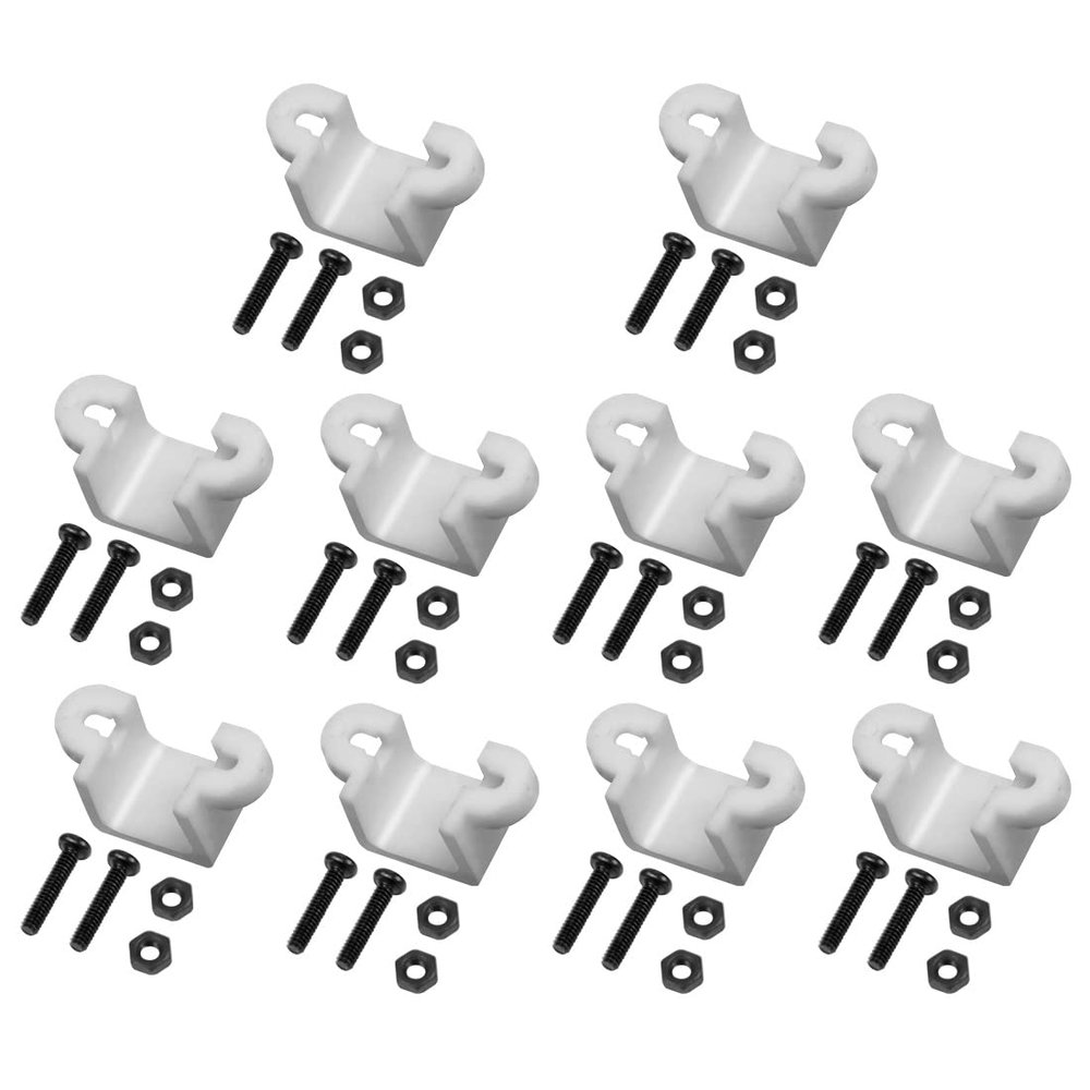 FEICHAO 10pcs Mini Motor Mount Set N20 Gear Motor Mounting Bracket for Motor RC Drone Model Part