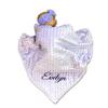 AleMir Fashion Embroidered Blanket Baby  Beautiful Monogrammed Large Personalized for Boys and Girls Soft Polyester with Custom Name 28 x 34-inch Purple view 1