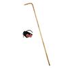 Cyber-Deals Rattan Craps Dealer Dice Stick 36" Inch + Selected Las Vegas Casino Authentic Dice Pair + Dice Pouch Bundle (The Linq (Red Polished)) view 1
