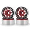 1.9inch Beadlock Wheel Rims Hub for Axial SCX10 D90 Traxxas TRX4 1/10 RC Crawler Car Upgrade Parts (Color : Red 4PCS) view 1