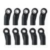 AAPIE M4 Ball Head Buckle Linkage Pull Rod Tie Rod End Ball Head Connector for 1/10 RC Crawler SCX10 RC Model Toy Parts (Color : B 10PCS) view 1
