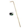 Cyber-Deals Rattan Craps Dealer Dice Stick 36" Inch + Selected Las Vegas Casino Authentic Dice Pair + Dice Pouch Bundle (Sunset Station (Green Frosted)) view 1