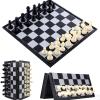 Chess Set Magnetic Travel Folding Board Games Portable Gifts for Adult, Magnetic Travel Chess Set, Folding Chess Board, Educational Board Game Set view 4