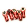 5PCS M3 Rod Ends Ball Joint Aluminum Alloy Ball End for Axial SCX10 90046 D90 D110 CC01 1/10 RC Crawler Car Upgrade Part (Color : Red) view 1