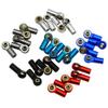 5PCS M3 Rod Ends Ball Joint Aluminum Alloy Ball End for Axial SCX10 90046 D90 D110 CC01 1/10 RC Crawler Car Upgrade Part (Color : Red) view 2