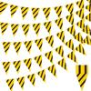 5 Pack Construction Pennant Banner Decorations - Dump Truck Theme Flag Banner for Boy, Under Construction Party Triangle Bunting Banner Decor view 1