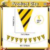 5 Pack Construction Pennant Banner Decorations - Dump Truck Theme Flag Banner for Boy, Under Construction Party Triangle Bunting Banner Decor view 2