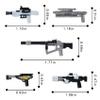 MOOXI 23Pcs Space Wars Minifigs Camouflage Version Weapon Pack Set,Compatible with Most Brand Mini People view 2