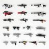 MOOXI 23Pcs Space Wars Minifigs Camouflage Version Weapon Pack Set,Compatible with Most Brand Mini People view 3