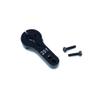 KingVal Replacement 2PCS CNC 25T Metal Steering Servo Horn Arm 35mm M3 Thread RC Parts Compatible with Futaba/Savox/HL/HSP/HD Power/Go Tech RC Servo (Black) view 2